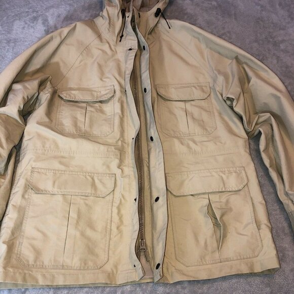 Vintage CABELAS Gortex Mens Hunting Jacket Hooded Parka Coat USA Made - Picture 6 of 13